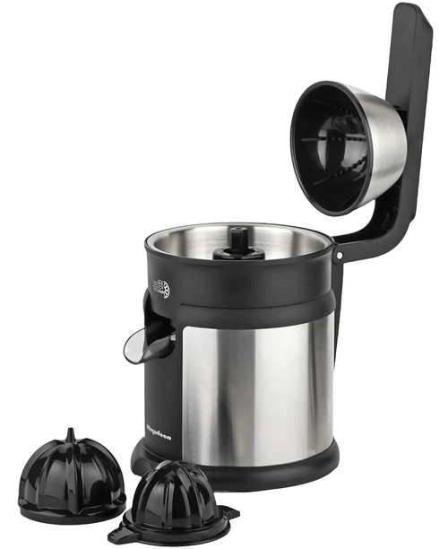 EXPRIMIDOR ZESTER MGF-3469 120W CAPAC. 250ML CUERO INOX. DOBLE JUEGO CONOS