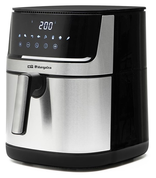 FREIDORA AIRE FDR-8010 8LTS. 1500W 8 PROGRAMAS TERM. DIGITAL CUBETA INOX.