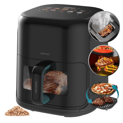 FREIDORA AIRE CECOFRY&GRILL (102085) 1900W 4 LTS. DOBLE RESISTENCIA