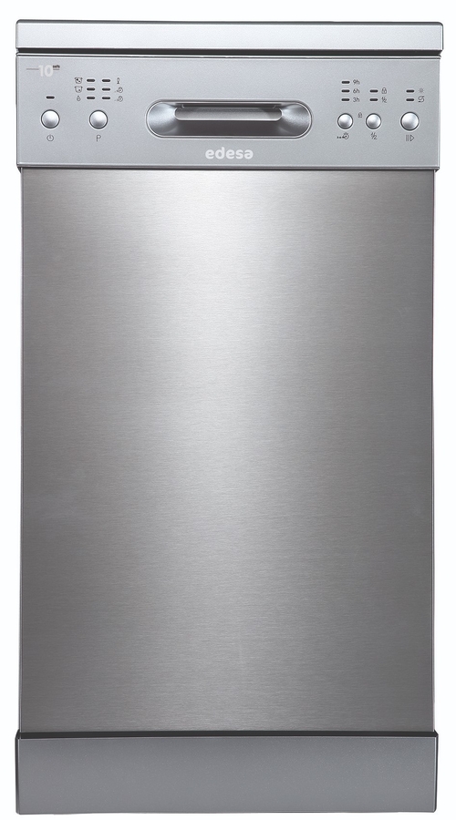 LAVAV. EDW-4610-X 45 CM. 10 CUB. 6 PROG. INOX. (E) LED