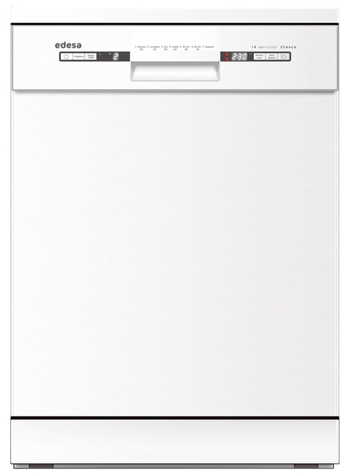 LAVAV. EDW-6231-WH 14 CUB. 7 PROG. BLANCO (D) 3ª BANDEJA DISPLAY