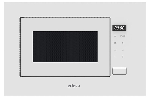 MICROONDAS EMW-2021-IG WH 20 LTS. GRILL DISPLAY 5 FUNC. BLANCO ENCASTRABLE