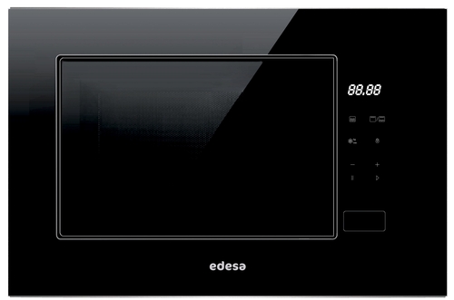 MICROONDAS EMW-2021-IG BK 20 LTS. GRILL DISPLAY 5 FUNC. NEGRO ENCASTRABLE