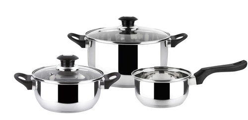 BATERIA COCINA FAMILY 5 A.INOX. APTO TODO TIPO DE FUEGO (01BXFFAMIL05)