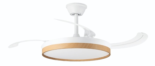 VENT. TECHO DC/R CP-160105 BCO/HAYA 105CM. 30W 6VEL RECERS. M.DIST. 3MODOS LUZ