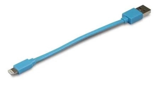 CABLE METRONIC LIGHTNING/USB TURQUESA 15CM