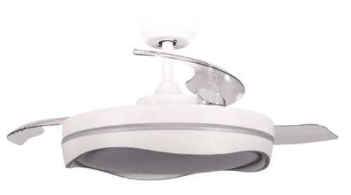 VENTILADOR TECHO DC/R VR-1500 6VEL 3ASPAS MOTOR DC 107CM. 3TIPOS LUZ M.DIST.