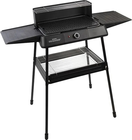 ELECTRO-BARBACOA JEBQ-1002 1800W PARRILLA ALUM. 400X240 MM. TERM. REG. TEMP.
