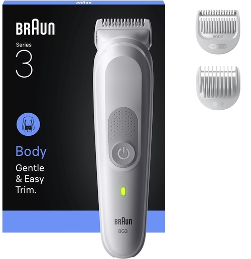 BODY GROOMER BG-3530 3 ACCESORIOS BATERIA 80 MIN.