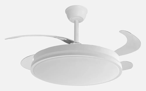 VENT. TECHO DC/R GUERRERO (242291401) BLANCO 59W 4 ASPAS 107CM. 6VEL.