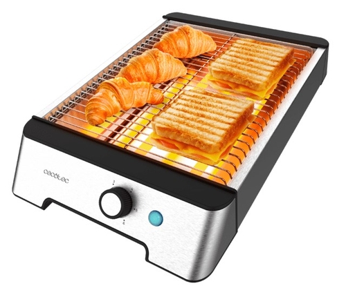 TOSTADOR PLANO NICESLICE 1000W (03274) INOX. 3 RESIST. 6 NIV. POT. TODO TIPO PAN