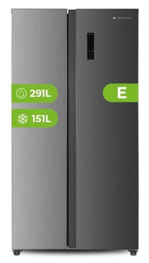 FRIGO SBS AA-18900-ENFX 177X91 INOX. INVERTER (E) N-FROST DISPLAY