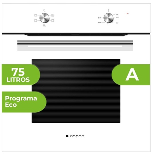 HORNO AH-4701-EB ESTATICO 4 PROGR. 75 LTS. BLANCO (A) TEMPORIZADOR