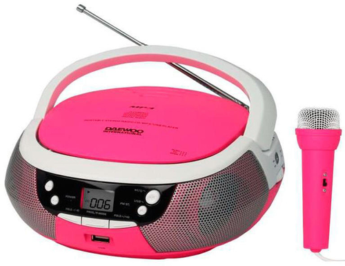 RADIO DAEWOO DBU-59 (DBF10) ROSA CD+USB
