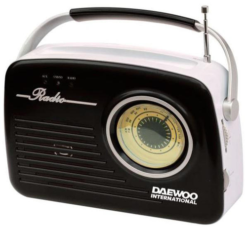 RADIO DIGITAL AM/FM DRP-130BL NEGRO
