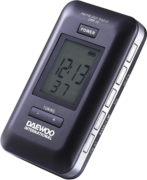 RADIO PORT. DAEWOO DRP-18 BLACK