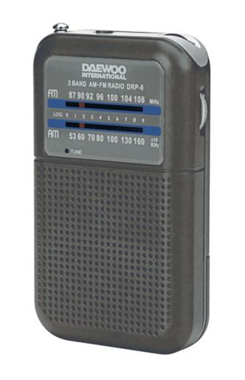 RADIO PORT. DAEWOO DRP-8G GREY DBF119