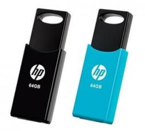 PACK 2 UNID PENDRIVE HP USB 2.0 64GB V 212W NEGRO/AZUL