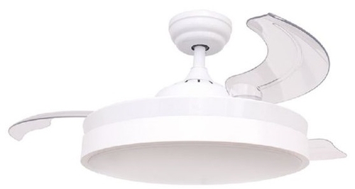 VENTILADOR TECHO DC/R VT-SENZA 6VEL. 6PALAS MOTOR DC BCO. 107CM. M.DIST. TEMP.